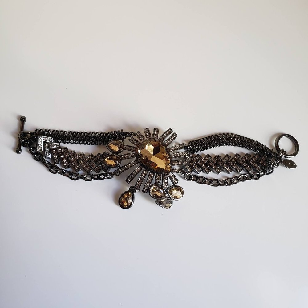 Ann Taylor Crystal Statement Bracelet